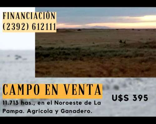 Oportunidad Varios Campos la Pampa y San Luis