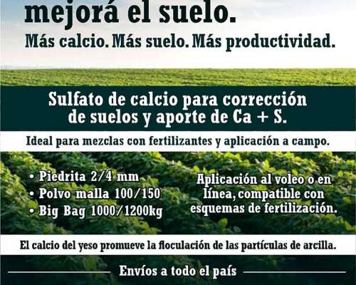 Yeso Agricola al por Mayor