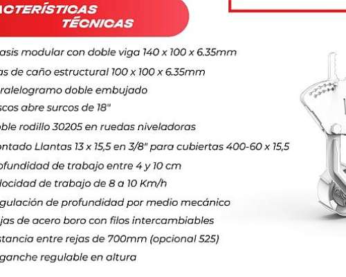 Controlador de Malezas Escarmax Fabrinor