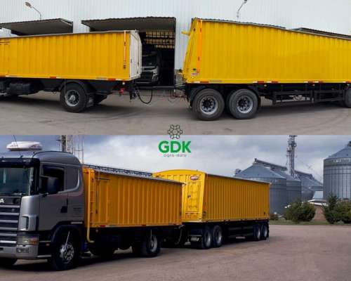 Acoplado 4 Ejes 9,60m.tipo Tolva Cerealera con Div. Ombu