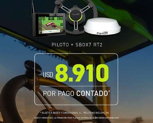 Piloto Automático Plantium Guidance+ Sbox 7 Promo Especial