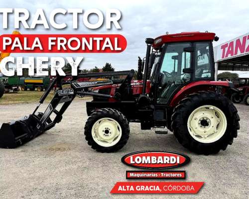 Tractor Chery 92hp 4X4 con Pala Frontal