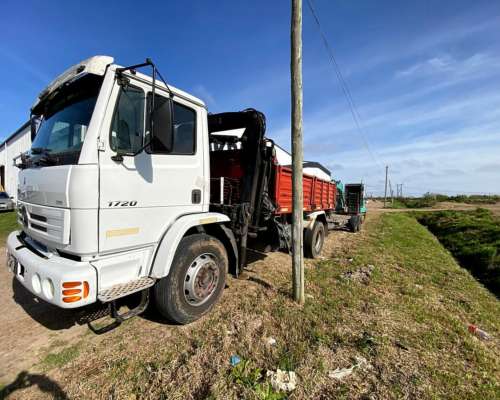 Mercedes Benz 1720 Volcadora + Hidrogrua