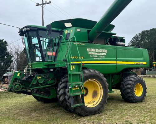Cosechadora John Deere 9870, año 2008