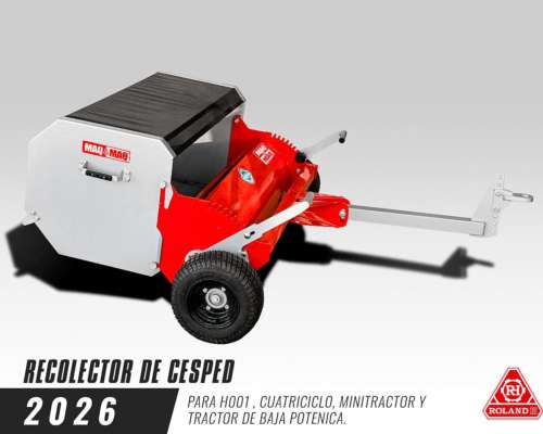 Recolector de Césped para Cuatriciclo, Minitractor Roland H