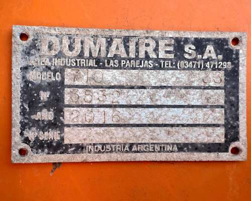 Sembradora Dumaire 33 Líneas Grano Fino