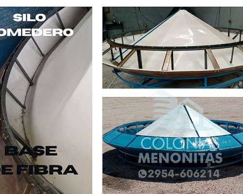 Nuevo Silo Comedero Base de Fibra - Colonias Menonitas