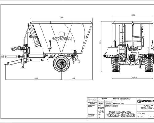 Mixer Ascanelli RS 1600