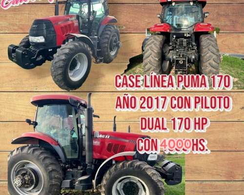 Case Puma 170 año 2017 con Piloto , Duall 170 HP, 4000hs