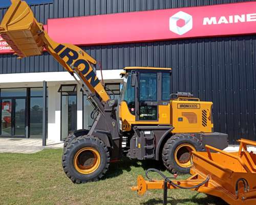 Pala Cargadora Frontal Iron Modelo 930s. Capacidad 1 Mts3.
