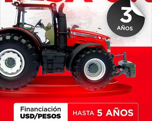 Tractores, Pulverizadora y Cosechadoras Massey Ferguson