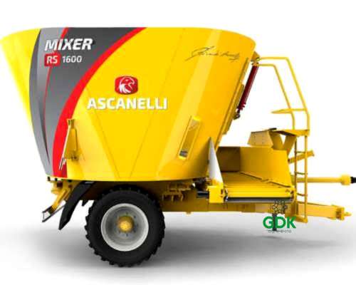 Mixer Verical RS 1600 con Balanza y Cubierta. Ascanelli