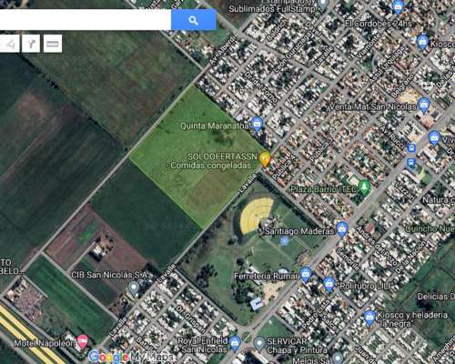 Campo de 11 Hectáreas S/ AV. Alberdi Atrás de Itec