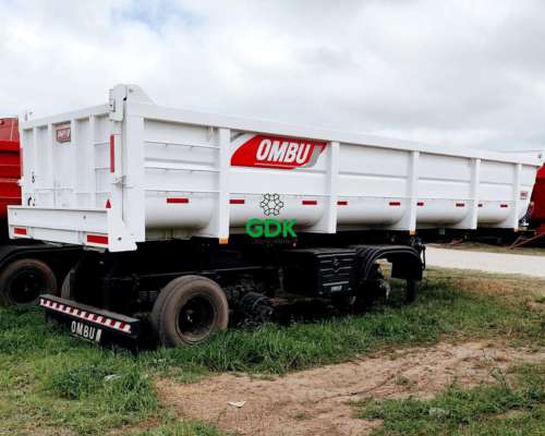 Batea Volcadora Trasera 3 Ejes 27 M3 con Abs. - Ombu