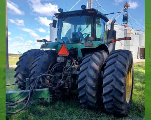 Tractor John Deere 7830, año 2009