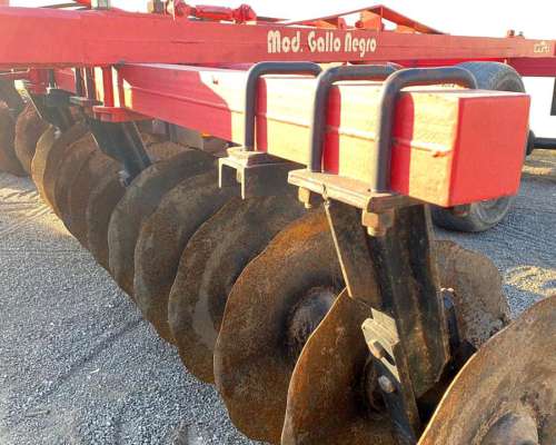 Rastra de Discos Desencontrada Corti Gallo Negro DE44 Platos