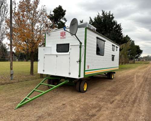 Casilla Rural PPG 6.50 X 2.60 para 4 P. con Taller Trasero