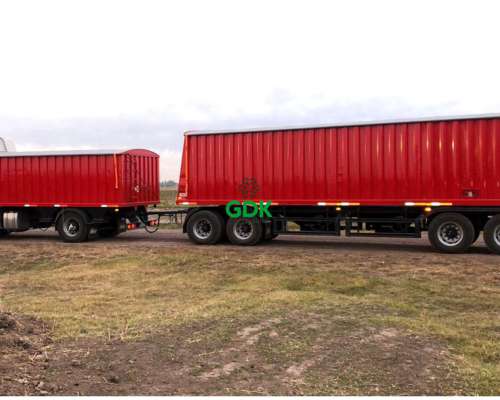 Acoplado 4 Ejes 9,60m.tipo Tolva Cerealera C/divisorio. Ombu