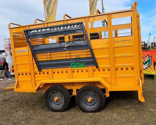 Acoplado Jaula Vaquero ATH 6000- Grosspal.