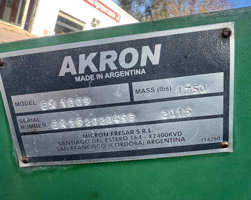 Extractora de Granos Greensystem - año 2015 - EX1009