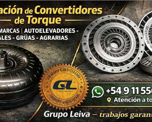 Reparación de Convertidores de Torque Todas las Marcas