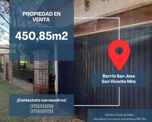 Terreno con Casa Propiedad