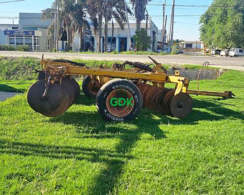 Rastra Doble Accion 36 Platos X 24 Agrometal-contado