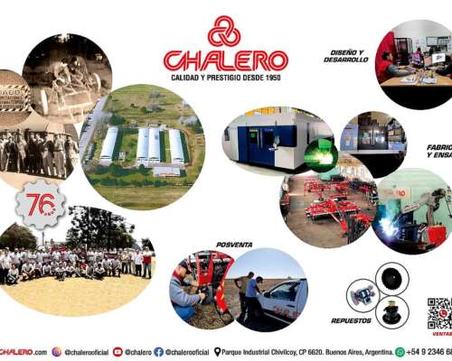 Rastras de Discos Desencontradas Chalero CH-2065 sin Alas