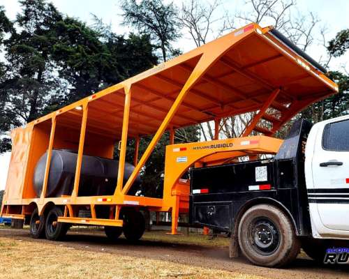 Semirremolque Abierto Homologado para Drones Fumigadores