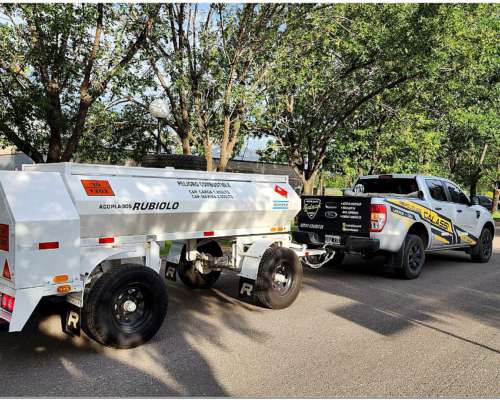 Acoplado Tanque Cisterna de Chapa para Combustible 2000 Lts.