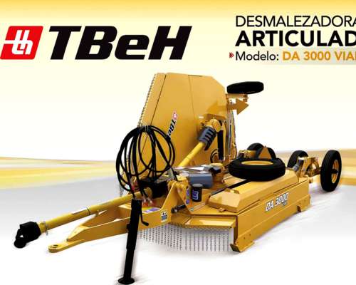 Desmalezadoras Articulada de Arrastre Tbeh DA 3000 V Nuevo.