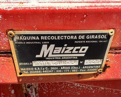Cabezal Girasolero Maizco Gxiii 12 a 70