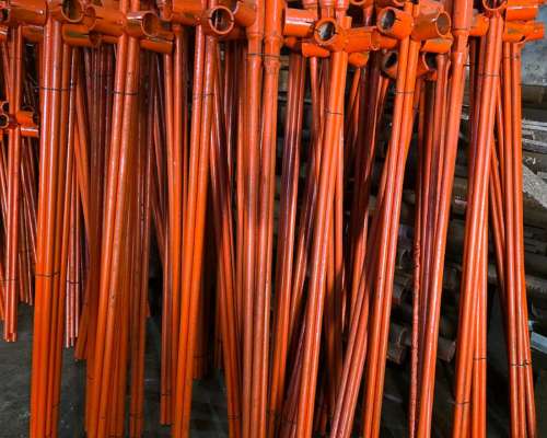 Estacon de Hierro 22 MM con 1 o 2 Aisladores