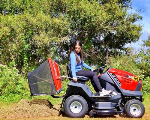 Tractor Cortacésped Roland H 102 con Bolsa Recolectora