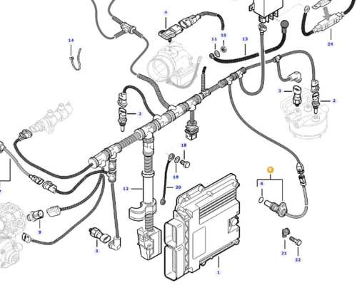 Sensor Velocidad Cigueñal Agco - ACW0830170