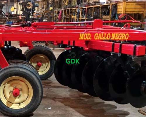 Rastra Disco Doble Accion 24 X 24. Gallo Negro. Fija.corti