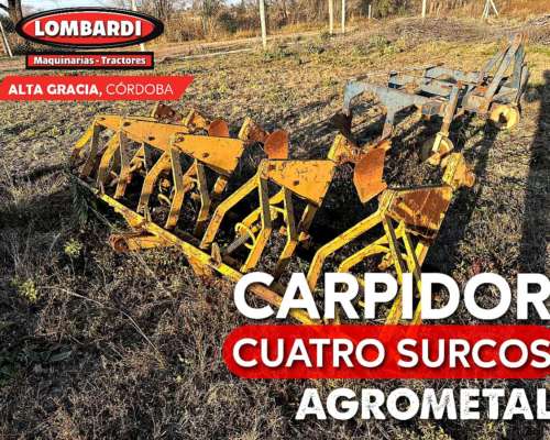 Carpidor Agrometal de 4 Surcos para Tres Puntos