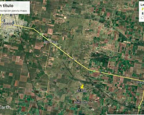 Vendo 87 Has en Aurelia