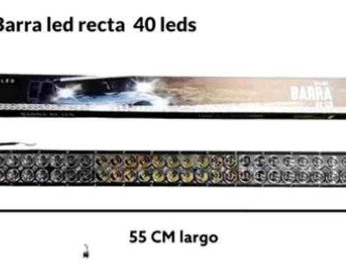 Barra LED 120 W Recta Claro (55 CM) 40 Leds
