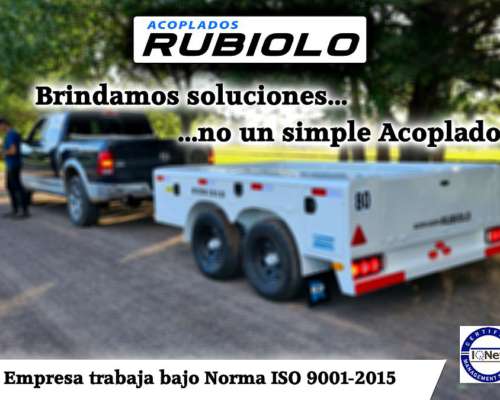 Acoplado Tanque Cisterna de Chapa para 1.000 Lts.