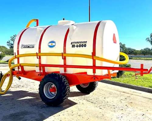 Estiercolera M-6000 de 6000 Lts con Filtro y Removedor