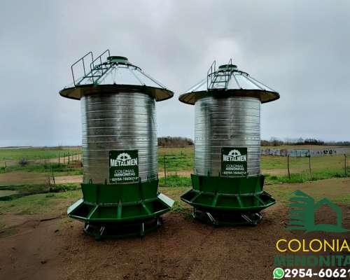 Silos Comedero Reforzados - Colonias Menonitas- Metalmen