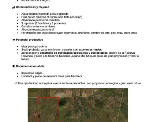Gran Oportunidad de Inversión