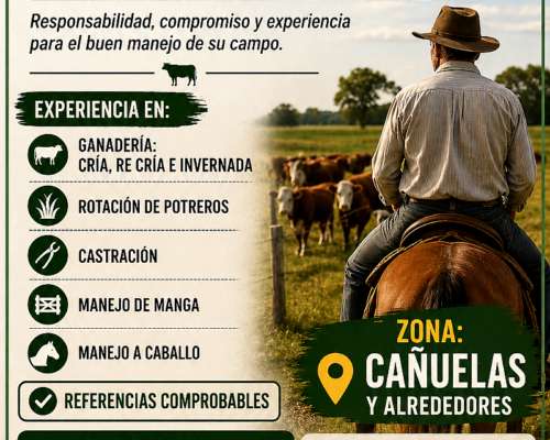 Busco Trabajo Como Encargado