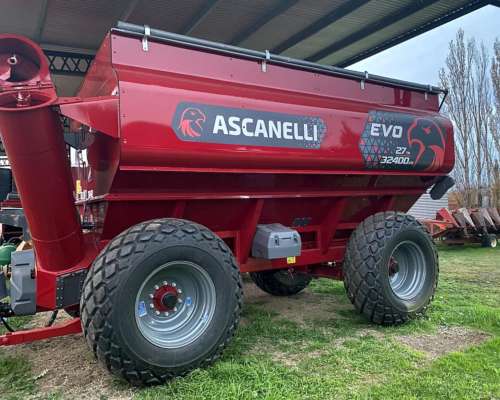 Tolva Autodescargable Ascanelli 27 TN C/ Balanza y Cubiertas