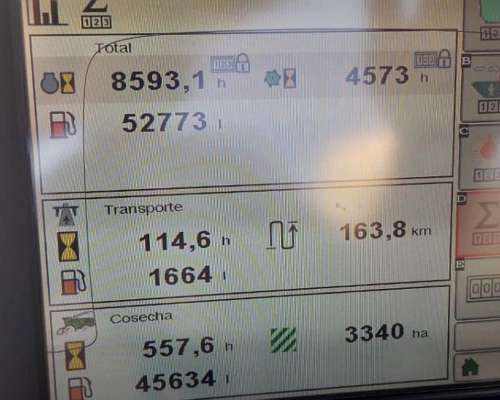 Picadora Jhon Deere 8500i C/ Cabezal 375 Plus , año 2018