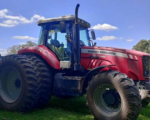 Tractor Massey 7415 año 2014 MAS Sembradora Apache 7200,
