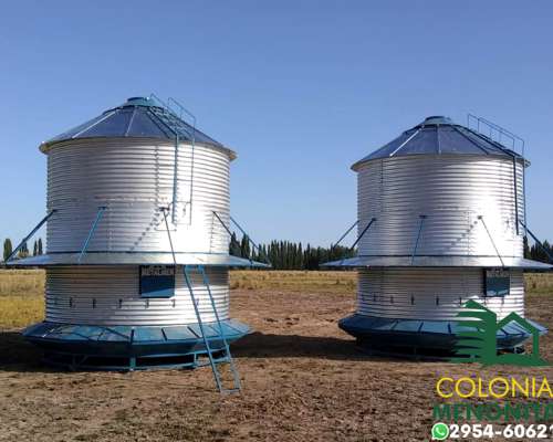 Silos Comedero Reforzados - Colonias Menonitas- Metalmen