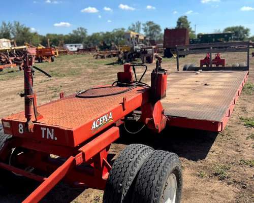 Trailer Transportador Hidráulico Acepla para 8 TN con Duales