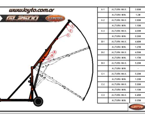 Guinche - Grua GL 2500